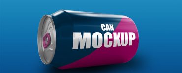 Free Soda Can Mockup