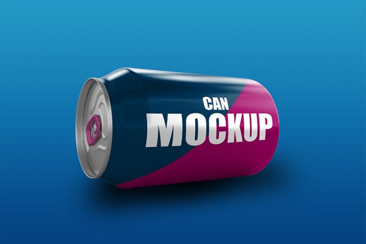 Download Free Soda Can Mockup - Download PSD