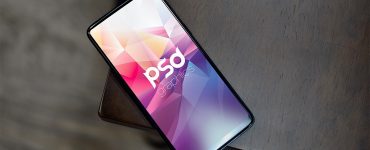 Full Vision Display Smartphone Mockup