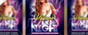 Party Night Flyer PSD Template