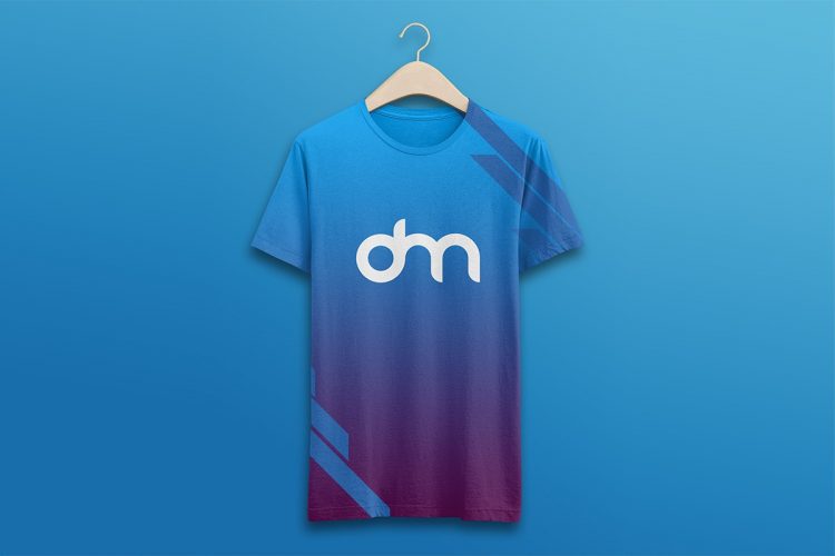T-Shirt on Hanger Mockup PSD – Download PSD