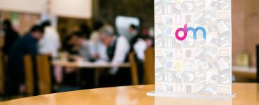 Table Menu Stand Mockup PSD