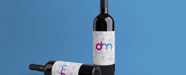 Free Wine Bottles Mockup
