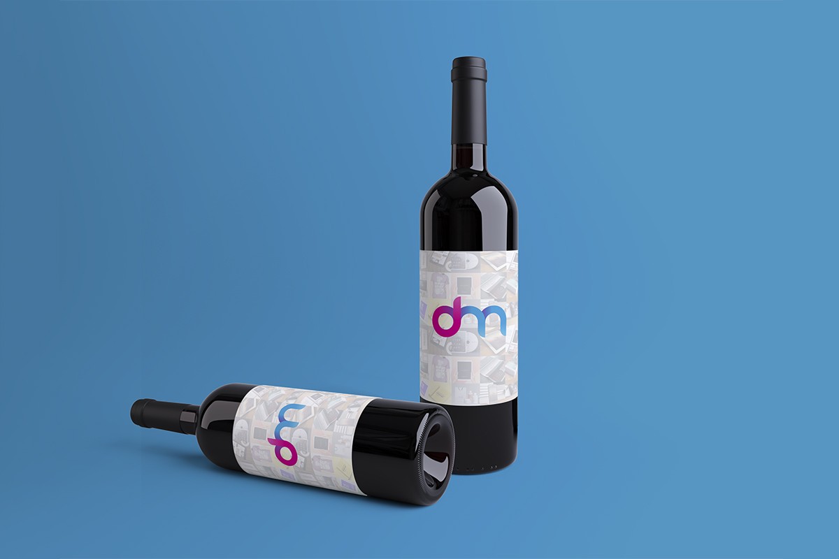 Download Free Wine Bottles Mockup - Download PSD