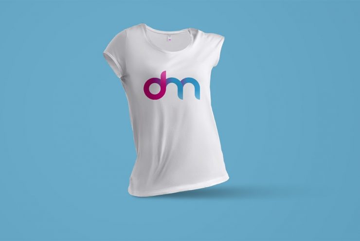 Women T-Shirt Mockup PSD Template
