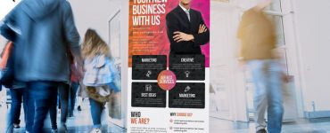 Business Roll-up Banner Template PSD