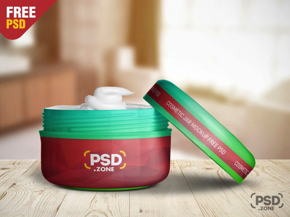 Download Cosmetic Cream Jar Packaging Mockup - Download PSD