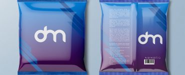 Foil Snack Packaging Mockup PSD