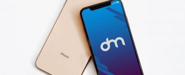 Free iPhone Xs Gold Mockup