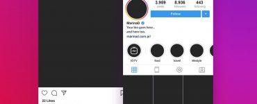 Instagram 2018 App Mockup Templates