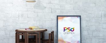 Large Poster Frame Mockup