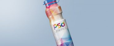 Sports Sipper Bottle Mockup PSD