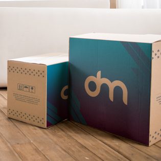 Cardboard Carton Box Mockup