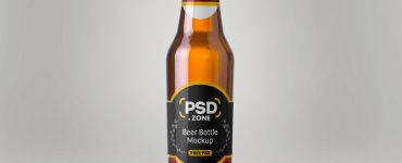 Free Beer Bottle Mockup