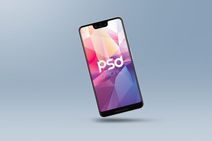 Free Pixel 3 XL Mockup PSD