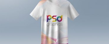 Half Sleeves T-Shirt Mockup PSD