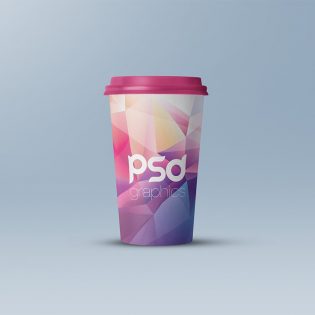 Large Coffee Paper Cup Mockup