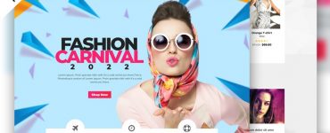 Multipurpose e-Commerce Website Template PSD