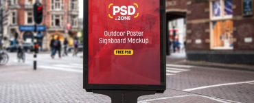 Outdoor Advertising Billboard PSD Mockup