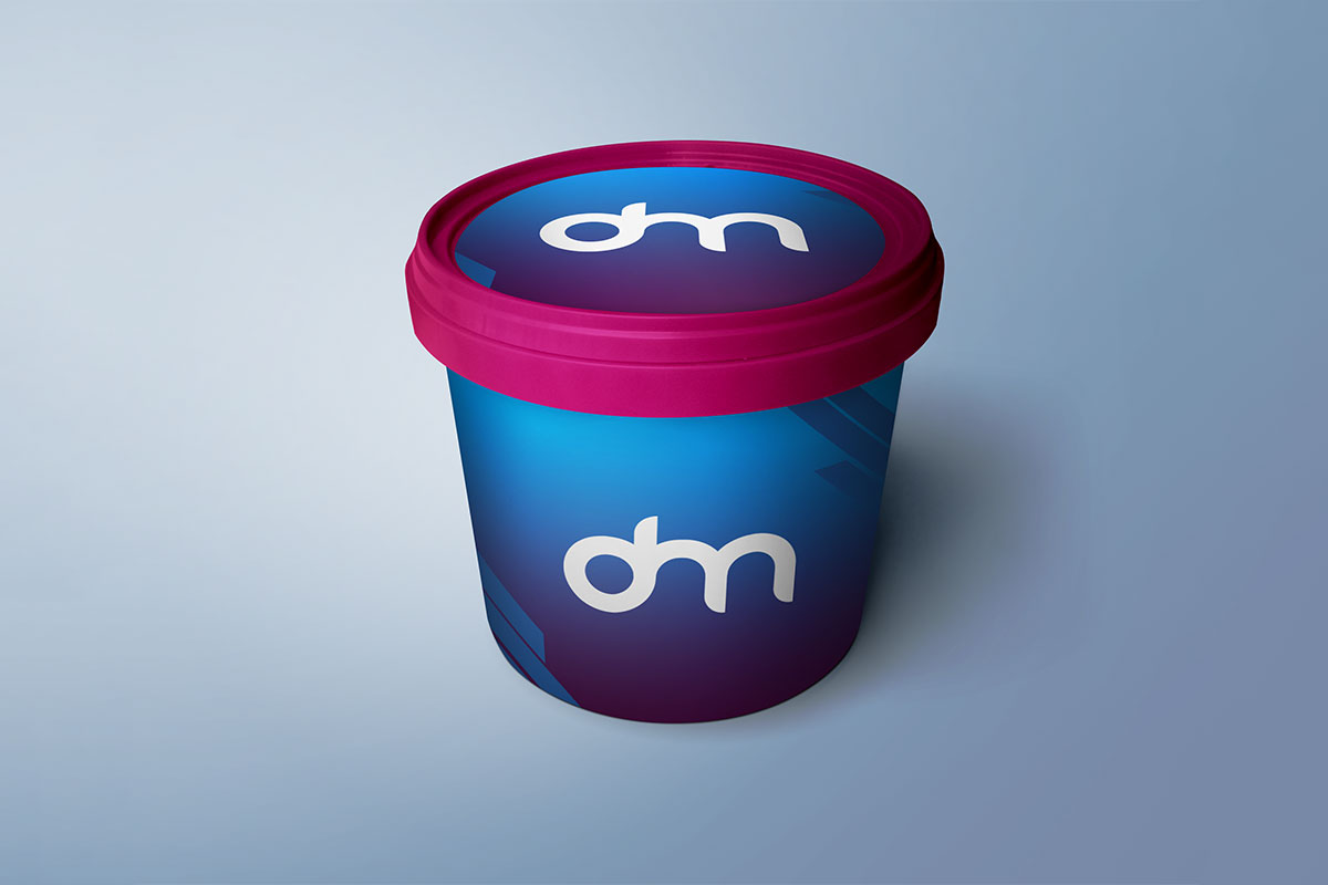 Plastic Bucket Mockup PSD - Download PSD
