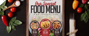 Restaurant Food Menu Design Template