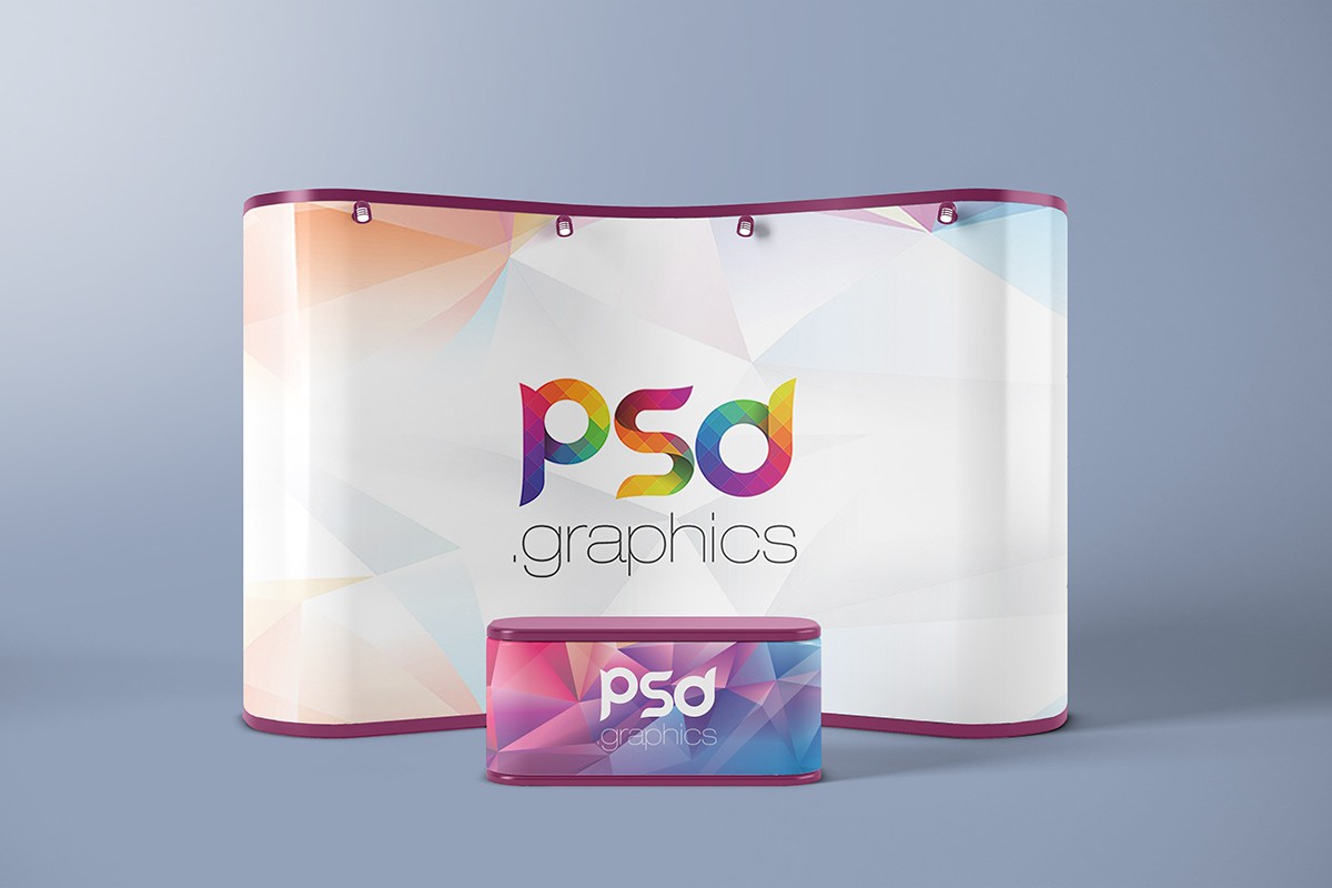 Download Trade Show Booth Mockup PSD - Download PSD