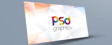 Free Floating Business Card Mockup