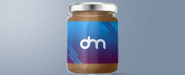 Free Glass Jar Mockup PSD