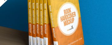 Free Hardcover Book Mockup Template
