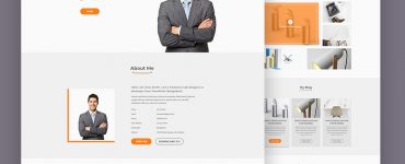Free Personal Portfolio Website Template
