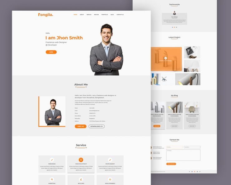 free-personal-portfolio-website-template-download-psd