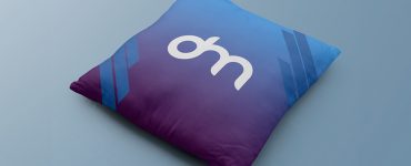Free Square Pillow Mockup PSD