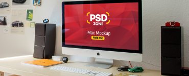 Free iMac Mockup Template