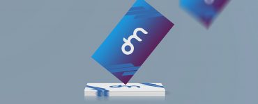 Floating Business Cards Mockup