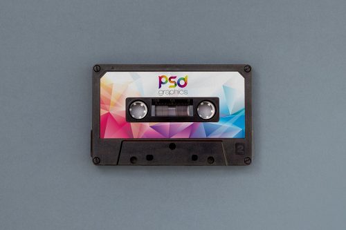 Download Free Audio Cassette Mockup - Download PSD