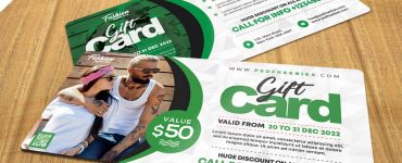 Free Gift Voucher Template PSD