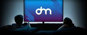 Family Watching TV Mockup