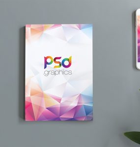 Flat Lay Book Cover Mockup Template