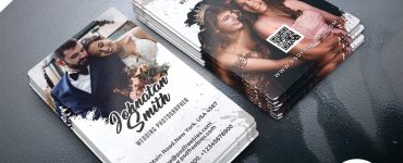Wedding Photographer Business Card Template