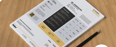 Free Invoice Template Design PSD