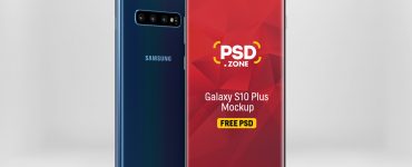 Galaxy S10 Plus Mockup Template