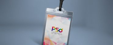 ID Card Mockup Template PSD