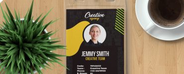 Creative Agency ID Card Template