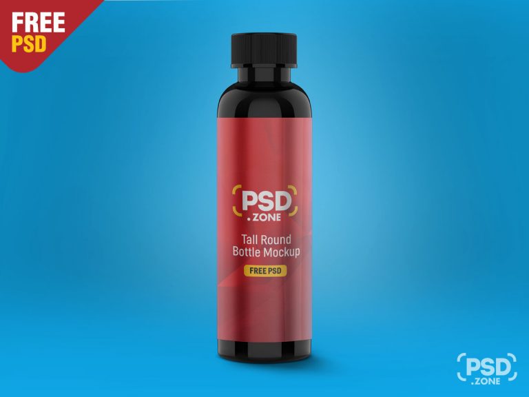 Download Glossy Plastic Bottle Mockup - Download PSD