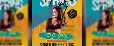 Spring Party PSD Flyer Template