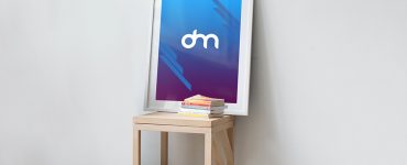 White Poster Frame Mockup