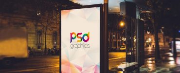 Bus Stand Billboard Mockup