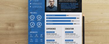 Creative Designer Resume CV PSD Template