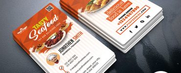 Fast Food Restaurant Business Card Template