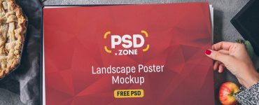Landscape Poster Mockup Template